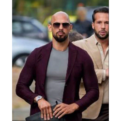 Top G Andrew Tate Maroon Blazer